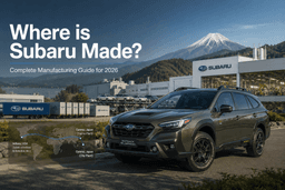 Where is Subaru Made? 2026 Guide